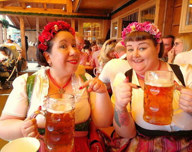 Beer Garden, Oktoberfest, Weiblich, Mädchen, Fair, Festival