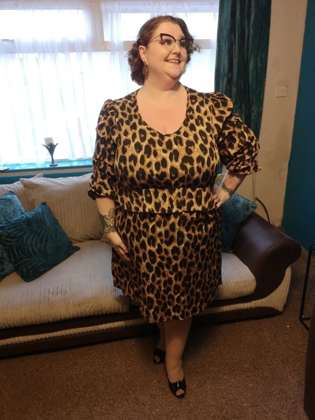 Shein, Shein Gals, Shein Curve, Asos, Asos Curve, Leopard Print, Leopard Print Dress, Leopard Print Glasses, Fedora, Hat Wearer, Hat Style, Glasses Wearer, Specs Appeal, Specsy, Turban Time, Turban Wearer