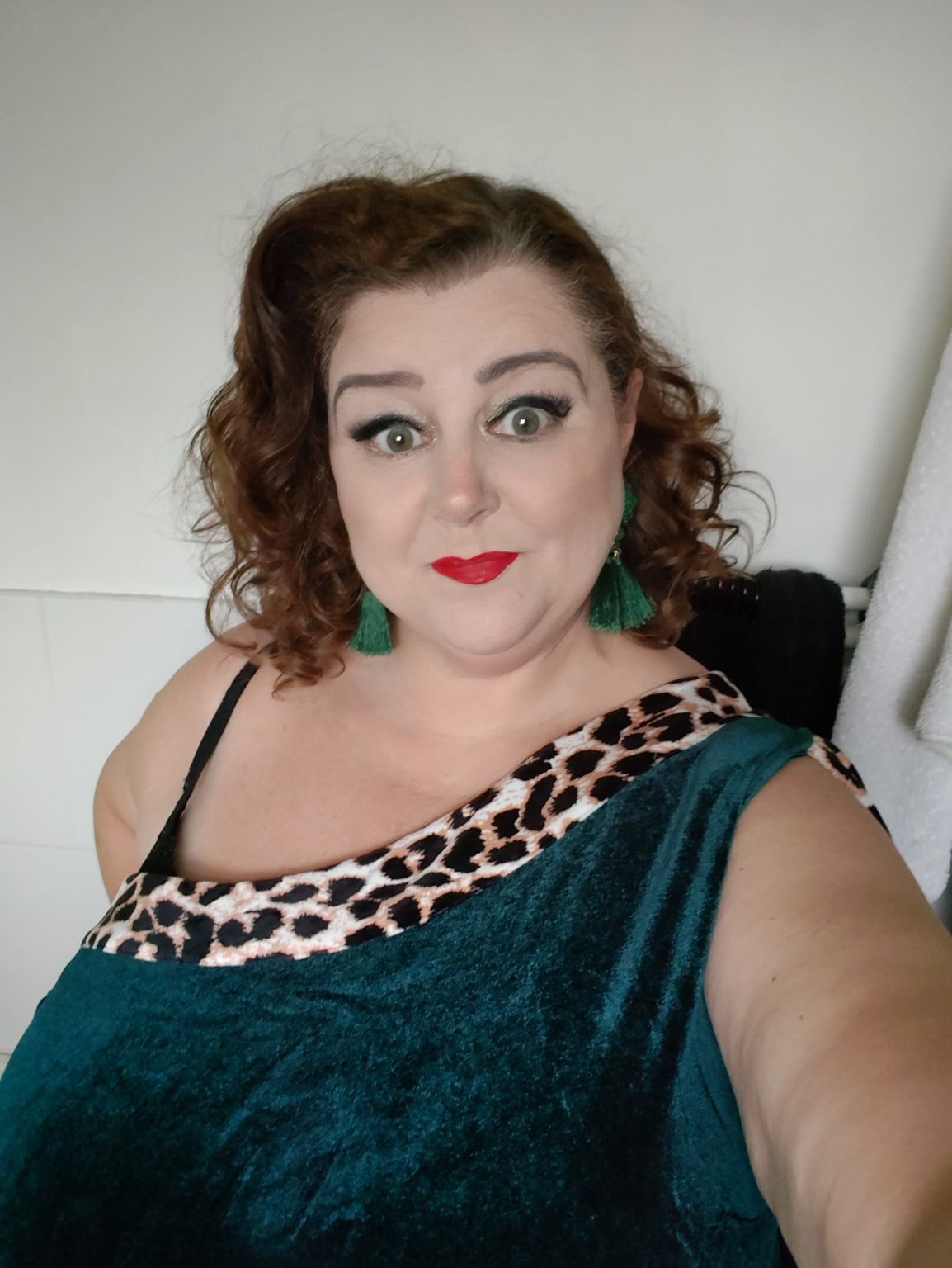 Green (and Leopard) Goddess - Secret Plus Size Goddess