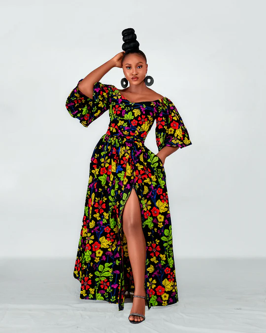 M.A.D kollection, African print, Ankara print, UK owned business, custom made, custom made dress, floral dress, birthday dress, plus size fashion, plus size style, plus size fatshion, plus size fashionista, Bali Babes