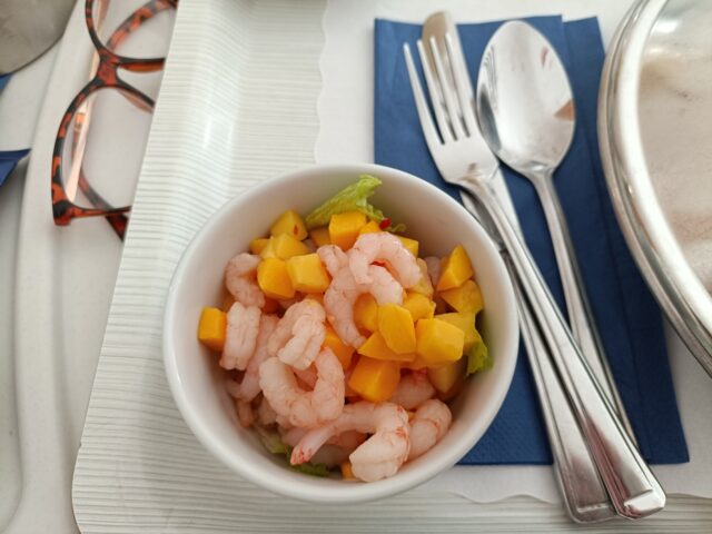 Prawn Mango and Chilli salad