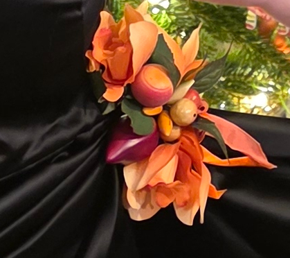 Unique Vintage, Barbie X Unique Vintage Collaboration, Evening Gown, Enchanted Evening Gown, Plus Size Gown, Plus Size Evening Wear, Plus Size Ballgown, Plus Size Dress, Shazam Hair Flowers, Pin Up Hair Flowers