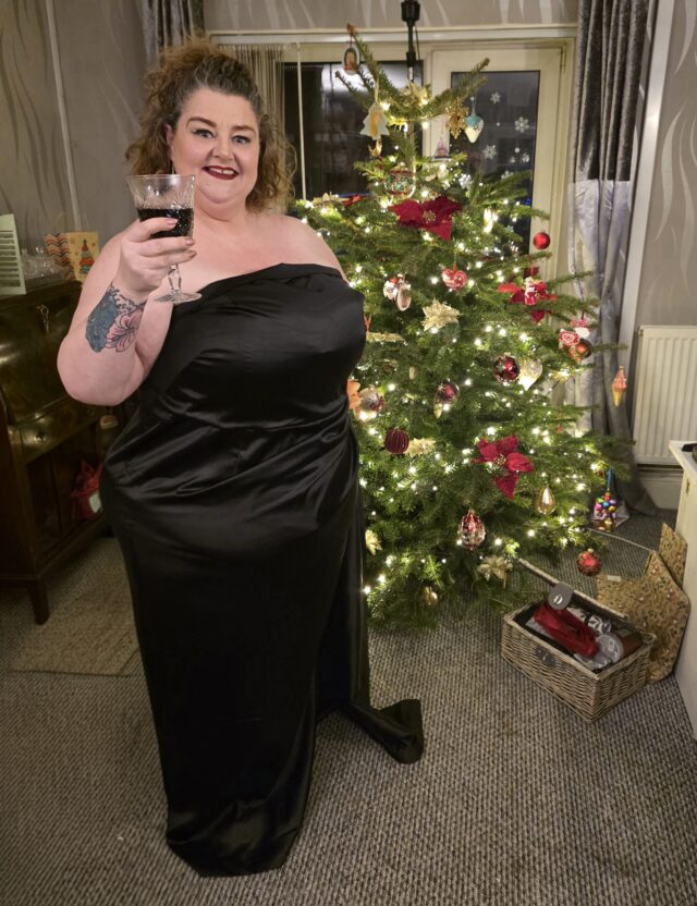 Unique Vintage, Barbie X Unique Vintage Collaboration, Evening Gown, Enchanted Evening Gown, Plus Size Gown, Plus Size Evening Wear, Plus Size Ballgown, Plus Size Dress, Shazam Hair Flowers, Pin Up Hair Flowers